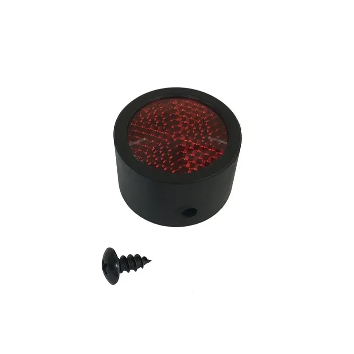 1-1/4″ Reflectorized End Cap with Bolt
