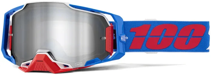 100% Armega Ironclad Goggles – Mirror Silver
