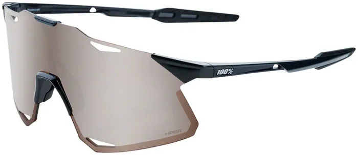 100% Hypercraft Sunglasses – Matte Black Soft Gold Mirror Lens