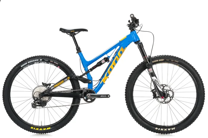 2017 Kona Process 134 DL Aluminum Mountain Bike XS 16″ Shimano Deore XT RockShox