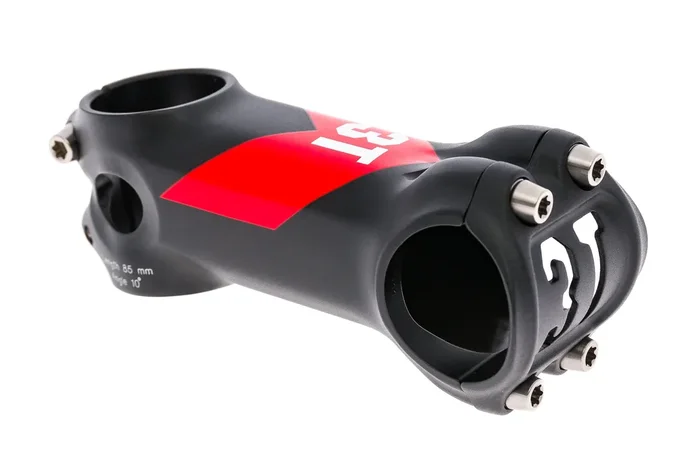 3T MTB Team Stem 31.8mm 85mm 10 Degree Aluminum Black/Red