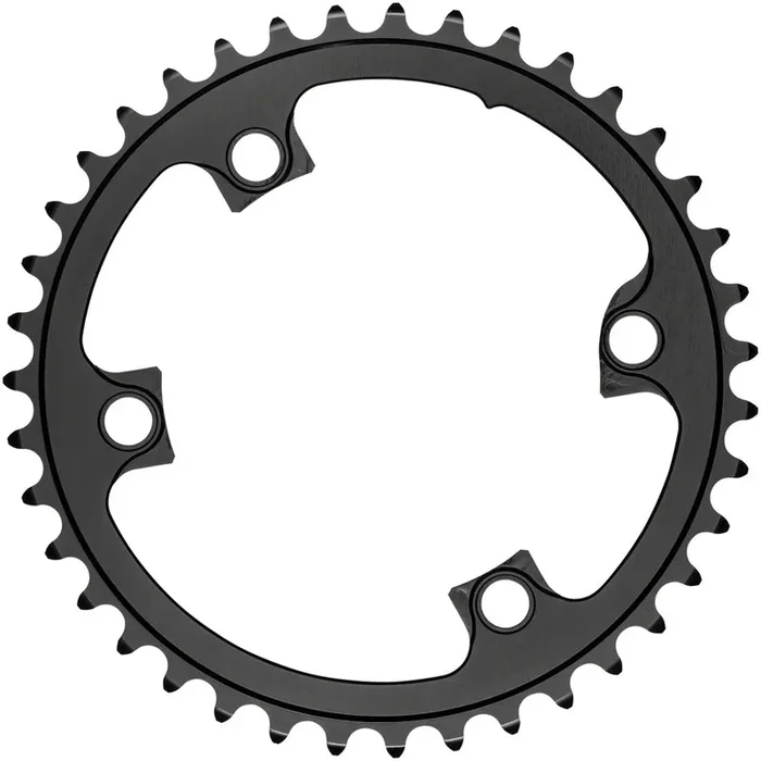 absoluteBLACK Premium Round 110 BCD Road Inner Chainring Shimano Dura-Ace 9100 – 38t 110 Shimano Asymmetric BCD 4-Bolt BLK