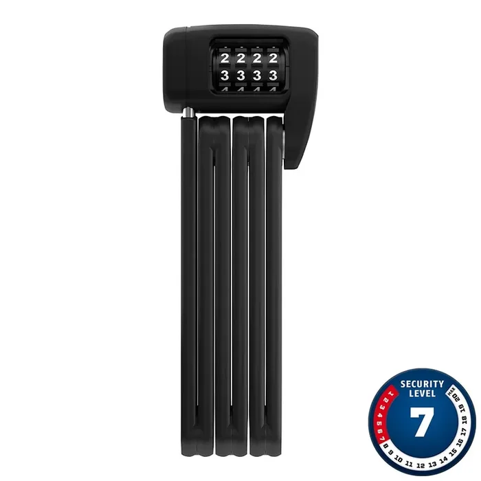 Abus BORDO Lite 6055C/85 Folding Lock – Combination SH Bracket 2.8 5mm BLK BLK