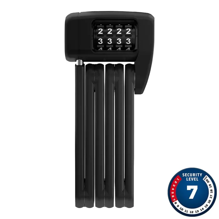Abus BORDO Lite Mini 6055C/60 Folding Lock – Combination 2 5mm Black