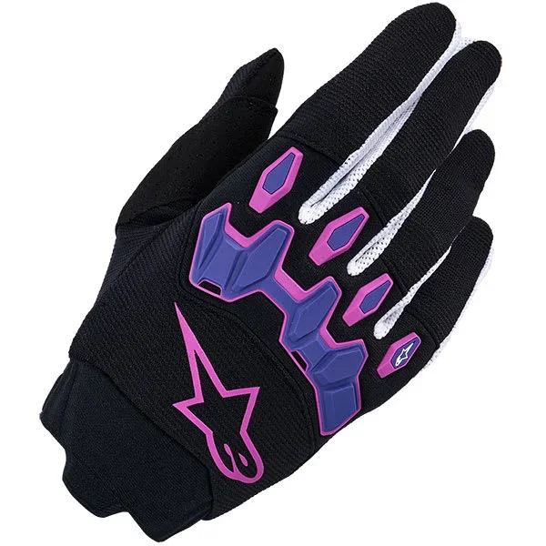 Alpinestars Full Bore v2 Textile Gloves – Purple / Black