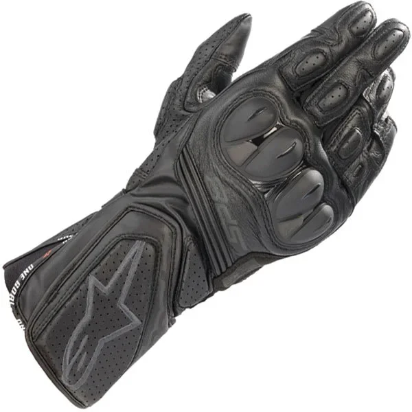 Alpinestars SP-8 V3 Leather Gloves – Black / Black