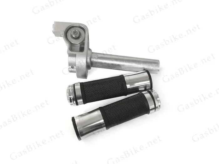 Aluminum Throttle Handle Set – Silver