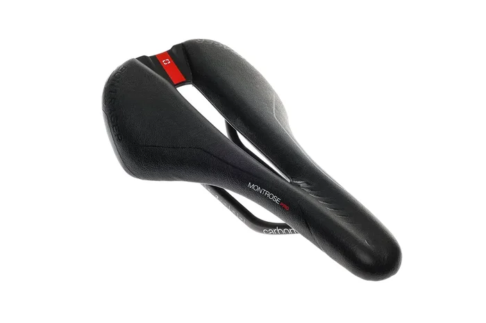 Bontrager Montrose Pro 138mm Carbon Rails Saddle Black/Red