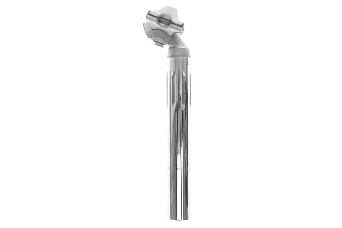 Campagnolo Nuovo Super Record Seatpost 27x210mm Aluminum 25mm Setback Silver