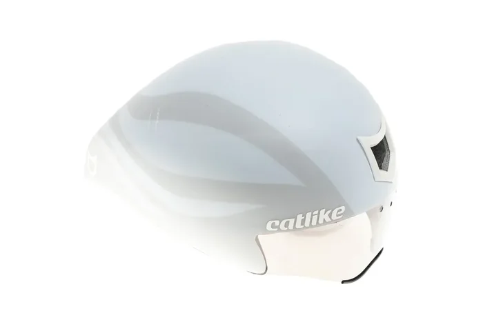 Catlike Chrono Aero WT TT Bike Helmet Med/Large 57-60cm White/Grey Matte