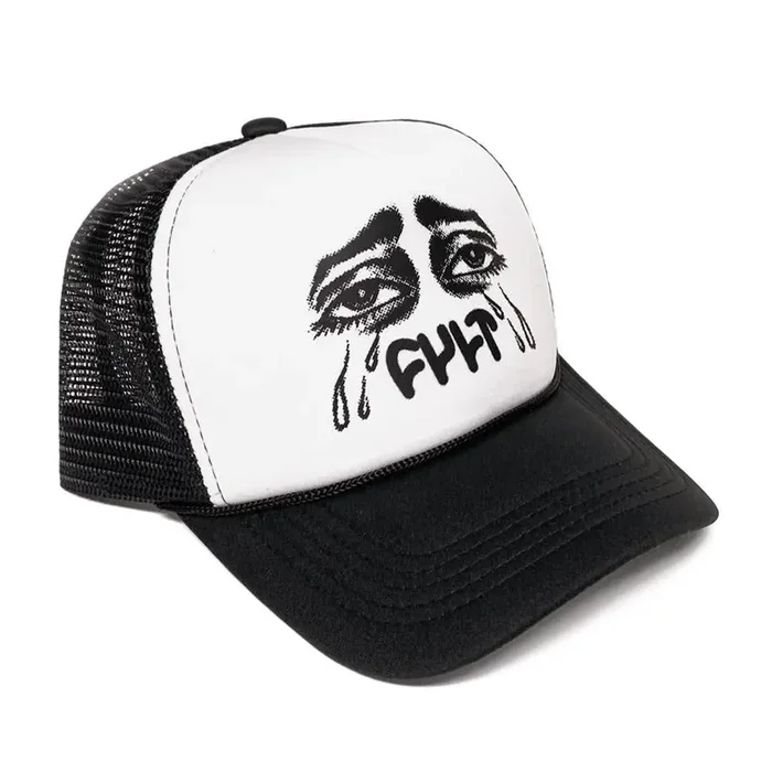 Cult So Sad Trucker Cap – Whte and Black