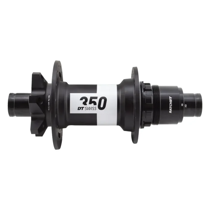 DT Swiss 350 Rear Hub – 12 x 148mm 6-Bolt XD Black 32H 36pt