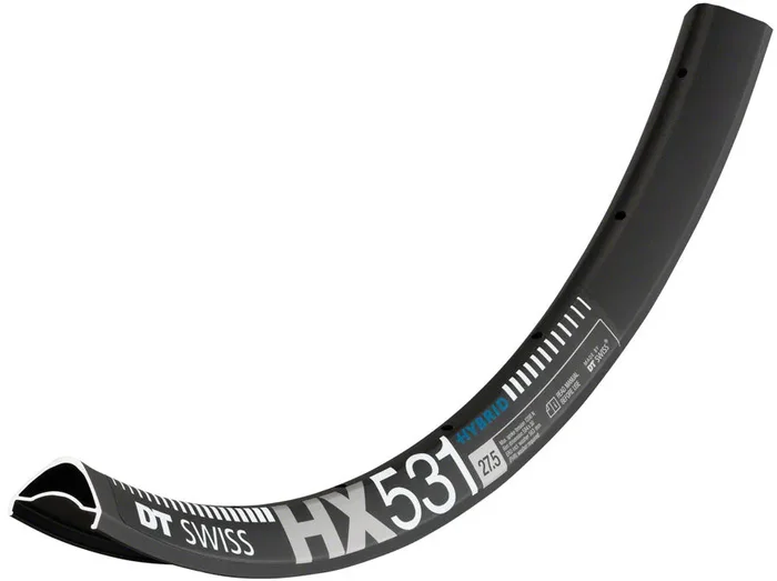 DT Swiss HX 531 Rim – 29″ Disc Black 32H