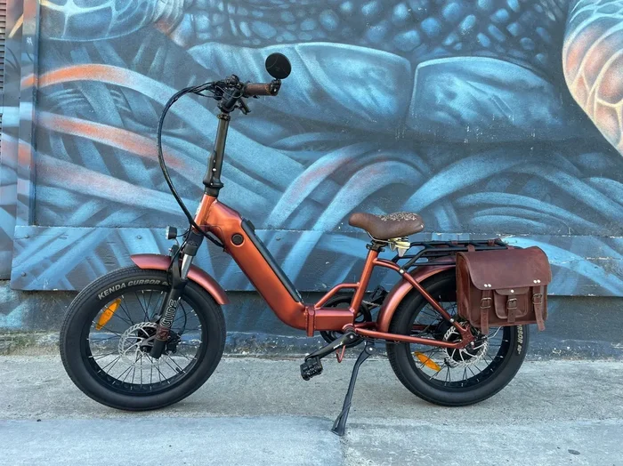 eBike Custom Folding Electric Bike – Foldable e-Bike 750 Watt – Copper