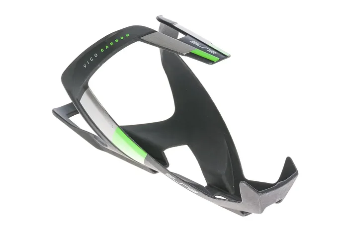 Elite Vico Carbon Water Bottle Cage Black/Green