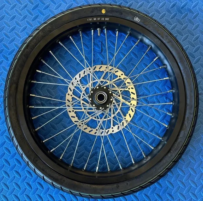Eride 2.0 eMoto wheel set CST Super Moto CST 17X1.6 Front Wheel & Tire Set for E-Moto Bike Use *Does not include rotor or sprocket*