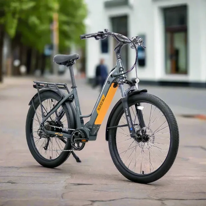 EUNORAU Meta275 500w Step Thru eBike 27.5×2.6 Road Electric Beach Cruiser eBike