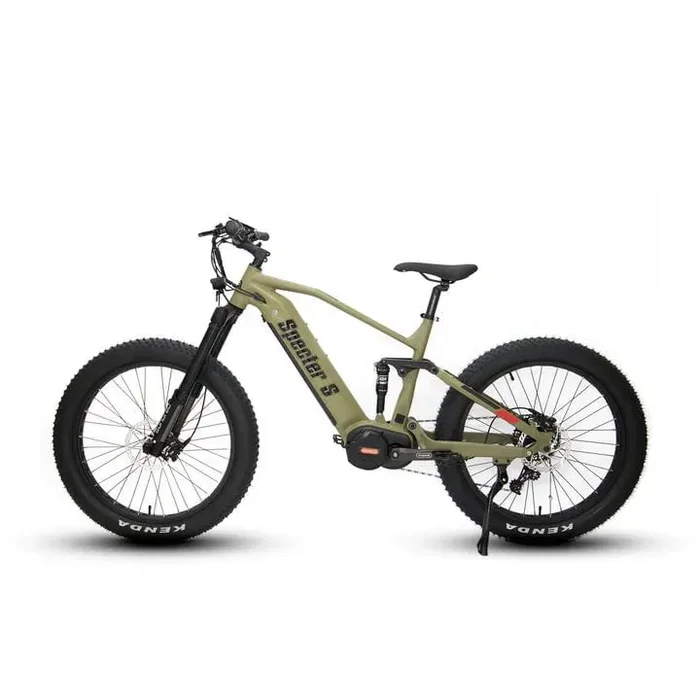 Eunorau SPECTER-S 2023 Fat Tire Electric Bike – 48V, 1000W Mid-Drive Motor, 17.5Ah, torque sensor