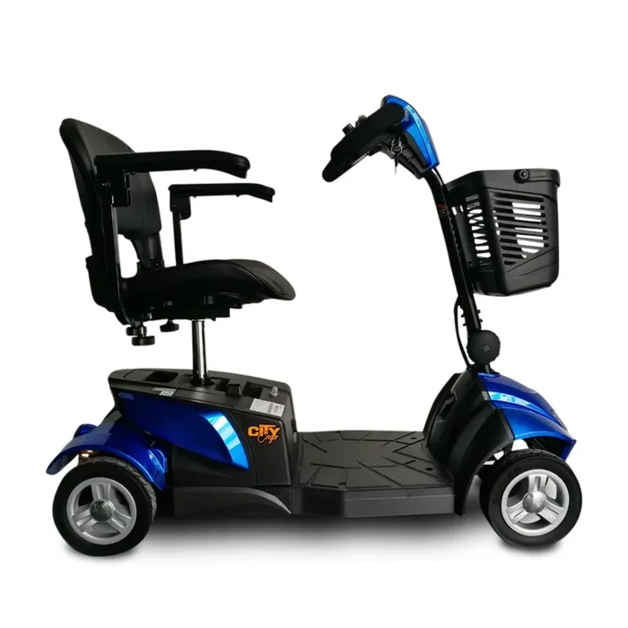 EV Rider CityCruzer – 4-Wheel Portable Travel Electric Mobility Scooter – Top Speed 4mph – 270W