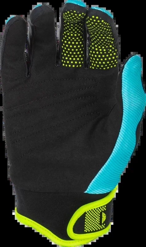 F-16 2026 GLOVES – AQUA/BLACK/WHITE