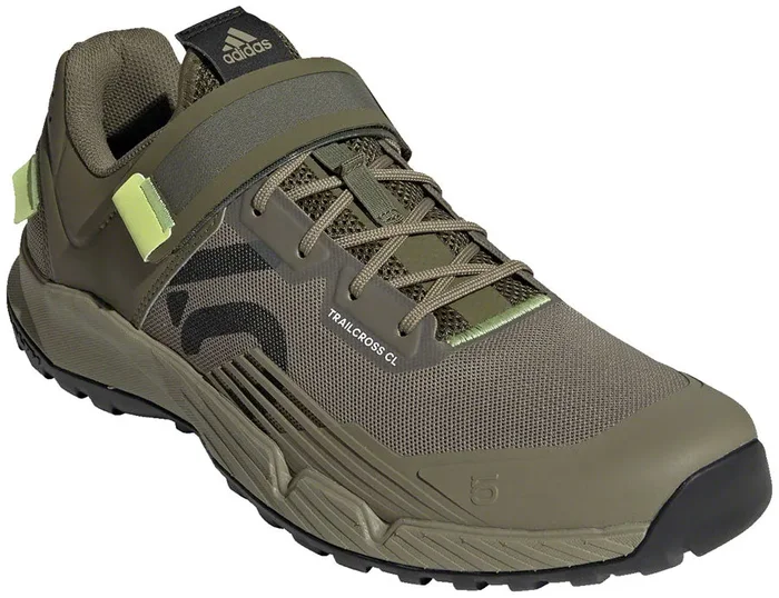Five Ten Trailcross Mountain Clipless Shoes – Mens Orbit Green/Carbon/Pulse Lime 7