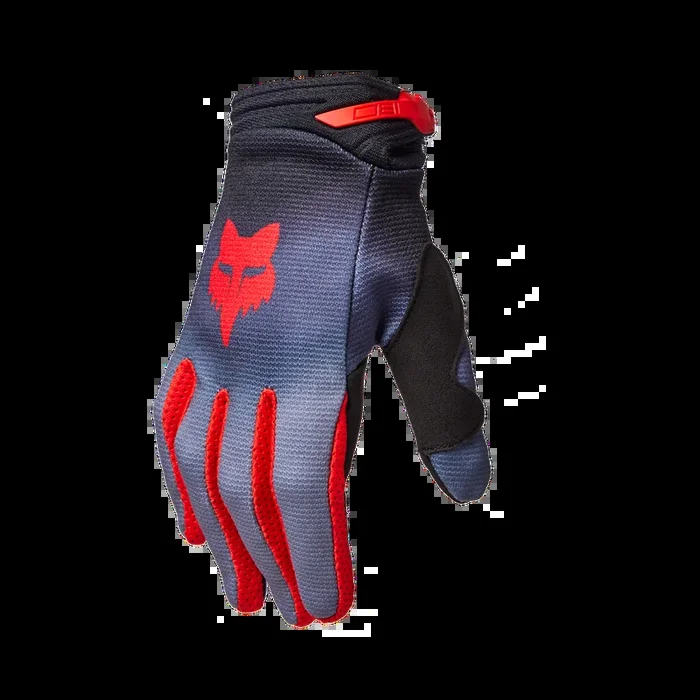 FOX YOUTH 180 INTERFERE GLOVES GREY/RED