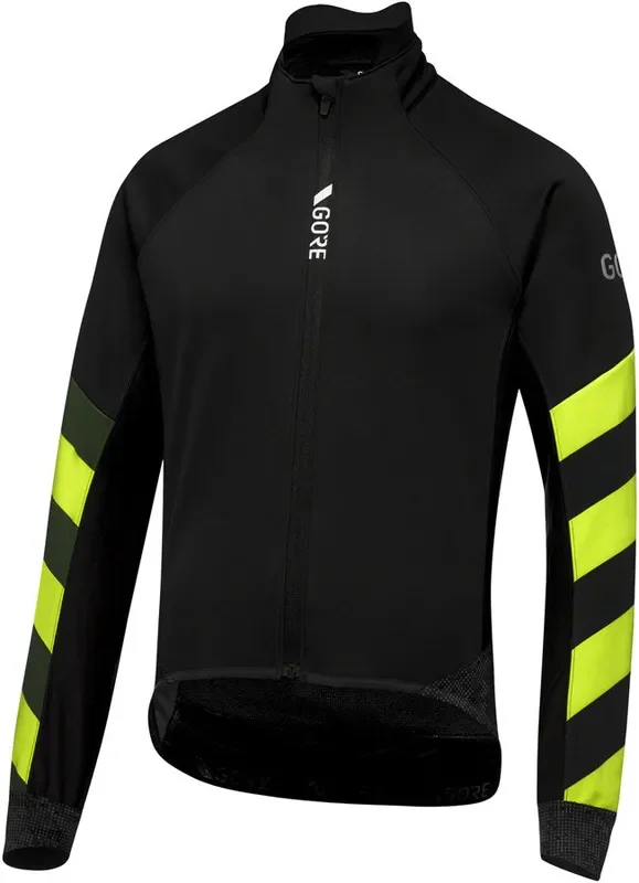 Gorewear C5 Gore Tex Infinium Signal Thermo Jacket – BLK/YLW Mens Medium