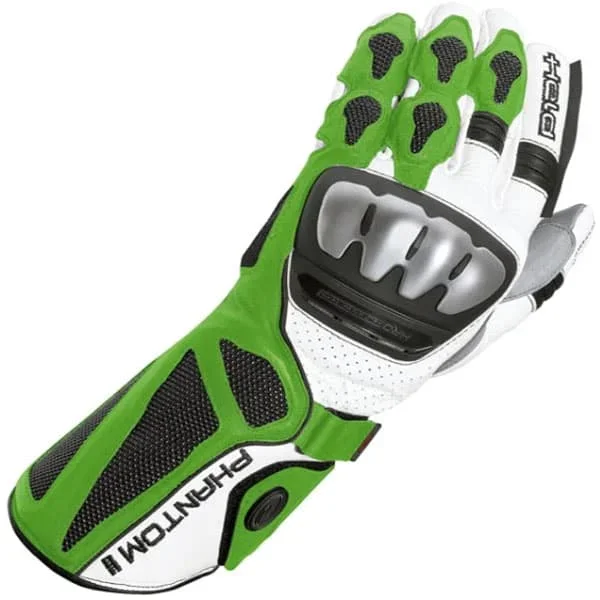 Held Phantom II Leather Glove – White / Green