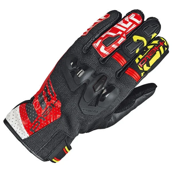 Held Sepang Leather Gloves – Black / White / Red