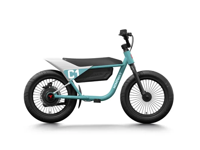 HIMIWAY C1 Kids E-Bike 350 w Step Over Ebike 16×3 Electric Mini Fat Tire eBike – Assembled in store