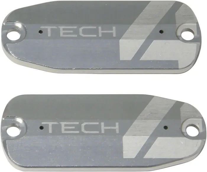 Hope Tech 4 Brake Lever Reservoir Lid – Silver Pair