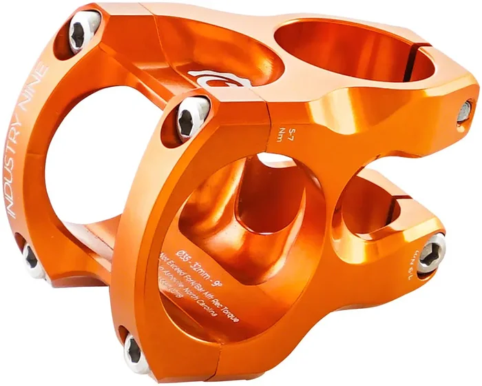 Industry Nine A35 Stem – 32mm 35 Clamp +/-9 1 1/8″ Aluminum Orange