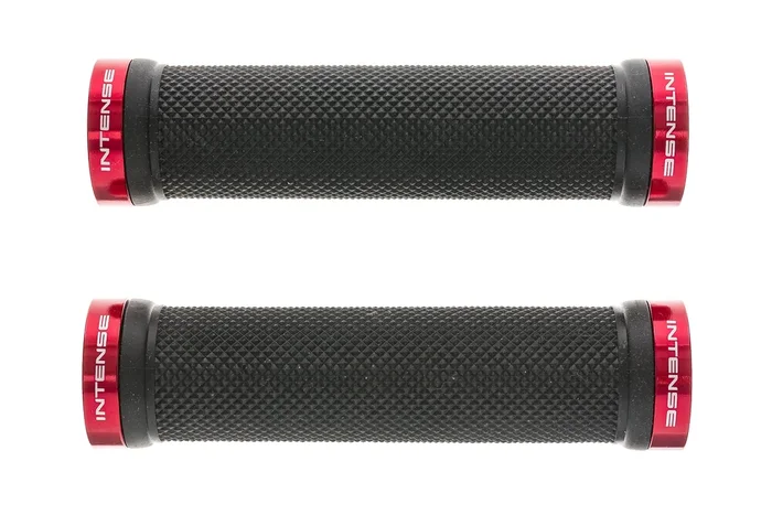 Intense Dual Lock-On Grips 130mm Black/Red