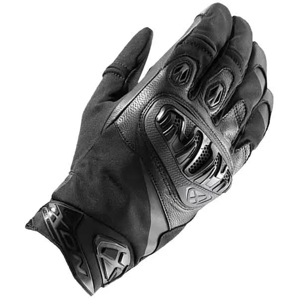 Ixon MS Torpedo Leather Gloves – Black