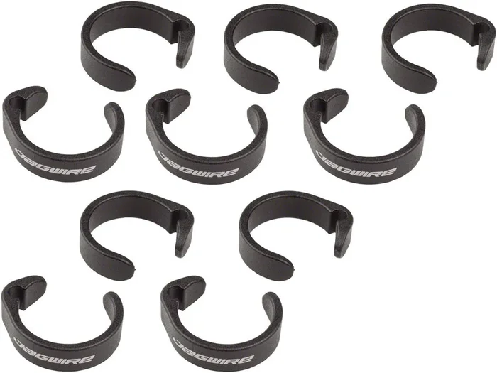 Jagwire Clip Ring for E-Bike Control Wires – 19.0-22.2mm Black Bag/10