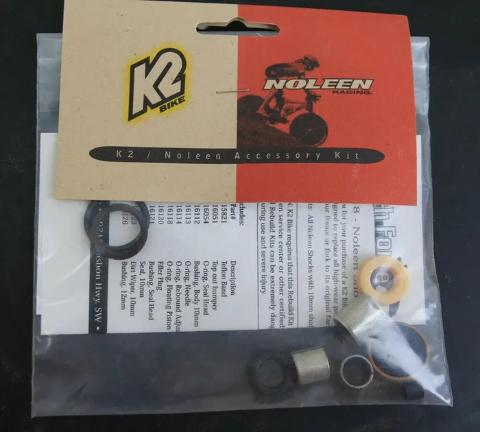 K2 99 NOLEEN Pro-Flex RK018 Shock Seal Rebuild Kit NEW