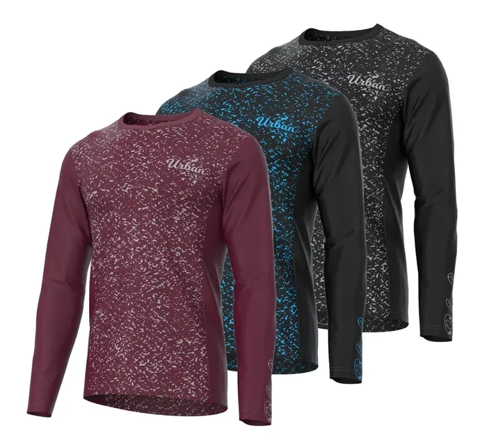 Men’s Long Sleeve “Starry Night” MTB Mountain Bike Cycling Jersey