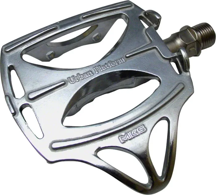 MKS Urban Platform Pedals – Platform Aluminum 9/16″ Silver