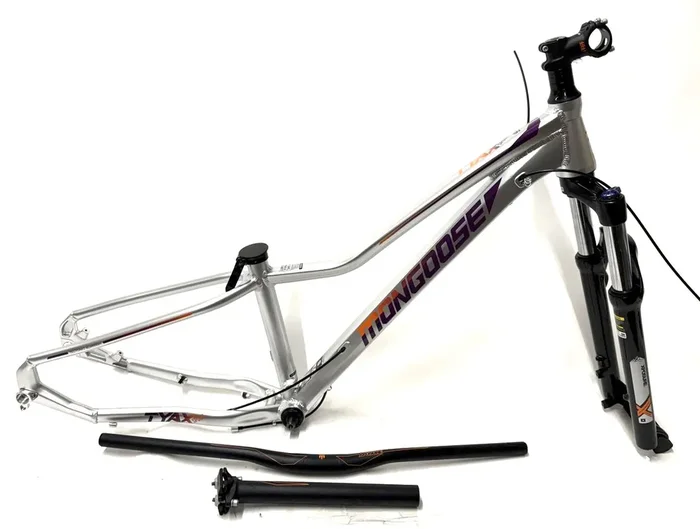 Mongoose Tyax Sport 27.5 Womens ” Alloy 148mm Disc Hardtail Medium Frame + Fork