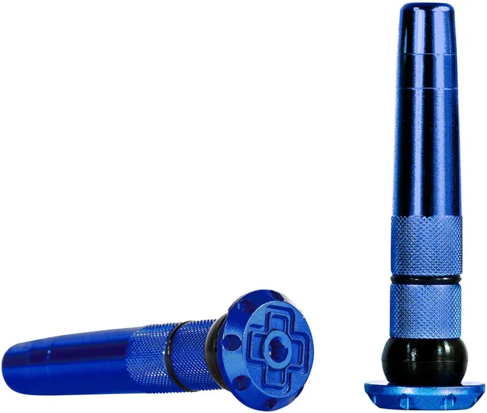 Muc-Off Stealth Tubeless Puncture Plugs Tire Repair Kit – Bar-End Mount Blue Pair