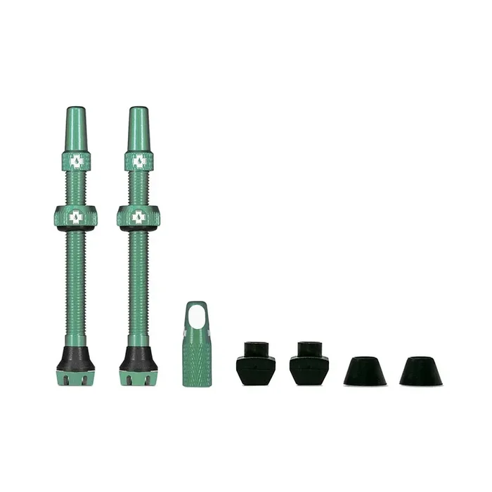 Muc-Off V2 Tubeless Valve Kit – Turquoise 60mm Pair