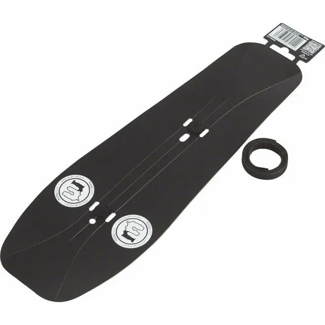 Mucky Nutz Gut Fender Muckynutz Down Tube Front Fender Black MN0020