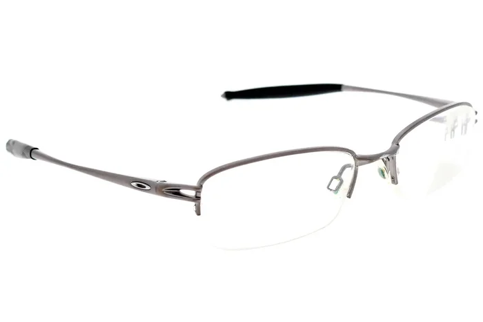 Oakley Valve Ophthalmic Glasses Metal Brushed Chrome Frame