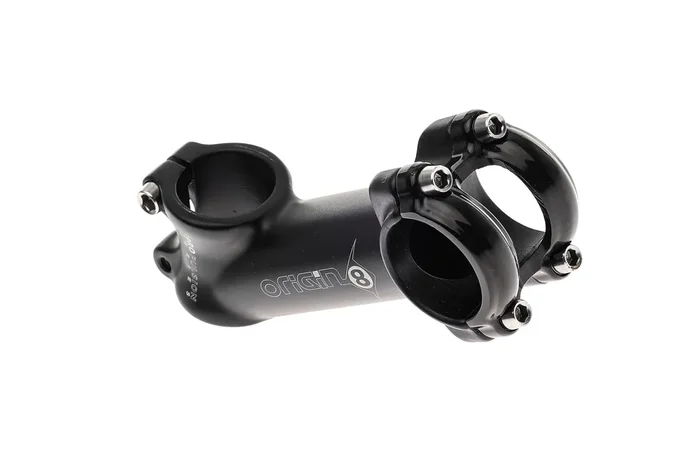 Origin8 Pro Pulsion Riser ATB Aluminum Stem 31.8mm Clamp 100mm 35 Degree Black