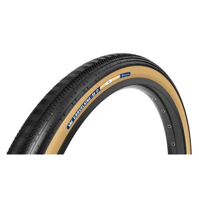Panaracer GravelKing SS Plus Tire – 700 x 30 Tubeless Folding Black/Brown