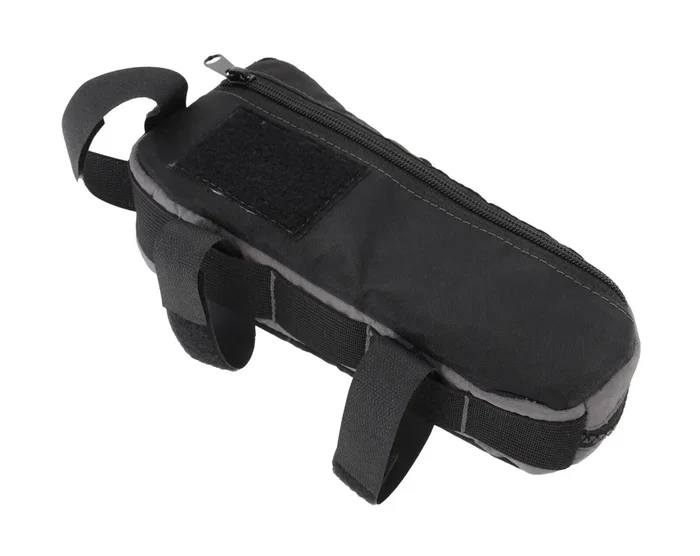 Pedal Stoke Custom Top Tube Bag Waterproof MTB Gravl Bike BLACK/GREY Bikepacking