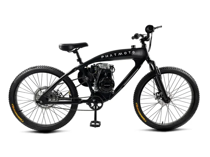 PHATMOTO™ Rover 2021 – 79cc Motorized Bicycle with Hilliard Clutch (Matte Black)