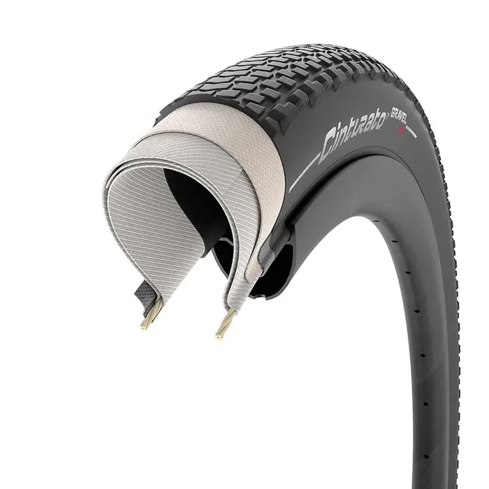 Pirelli Cinturato Gravel H Tire – 700 x 40 Tubeless Folding Black