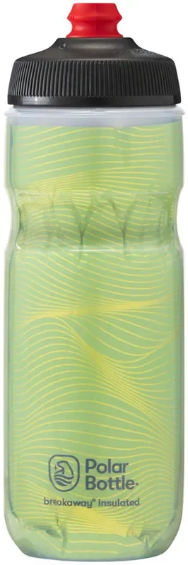 Polar Bottles Breakaway Insulated Jersey Knit Water Bottle – Highlighter 20oz