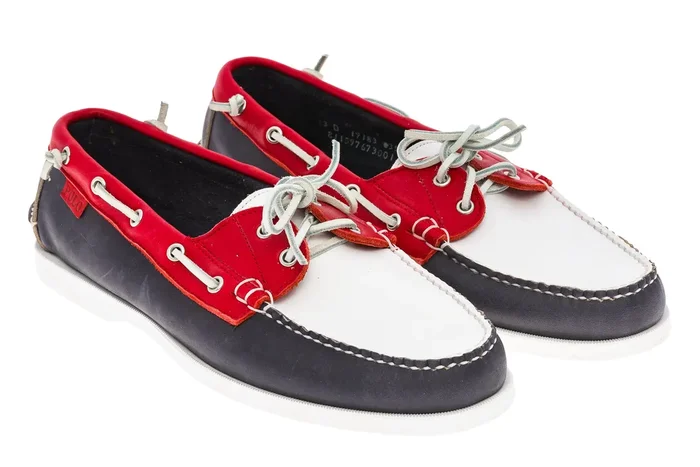 Polo Ralph Lauren Olympic Opening Ceremony Boat Shoes Mens 13D Red/White/Blue